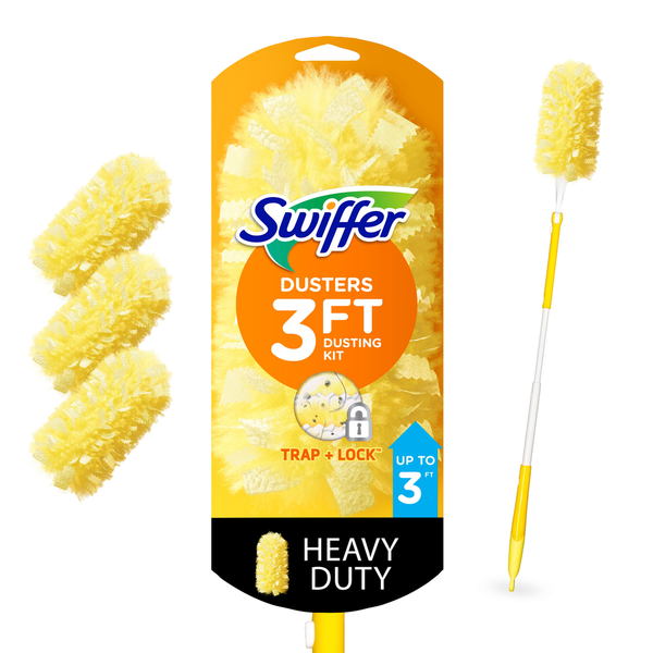 Cleaning Products Swiffer 360 Dusters Extender Dusting Kit hero