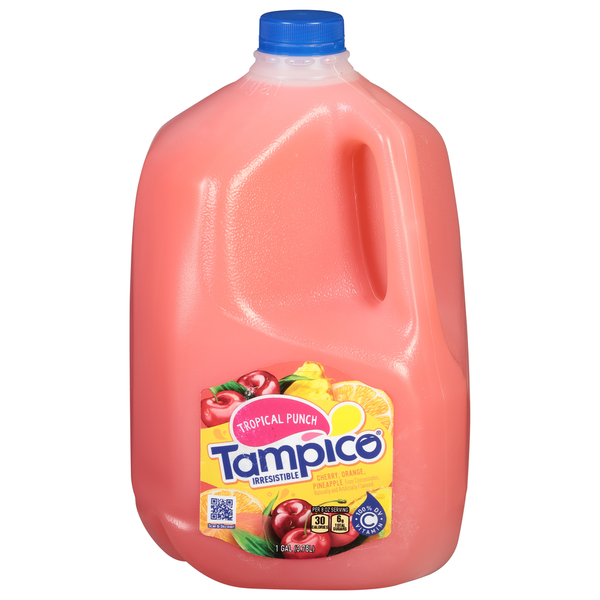 Refrigerated Tampico Tropical Fruit Punch Juice Drink hero