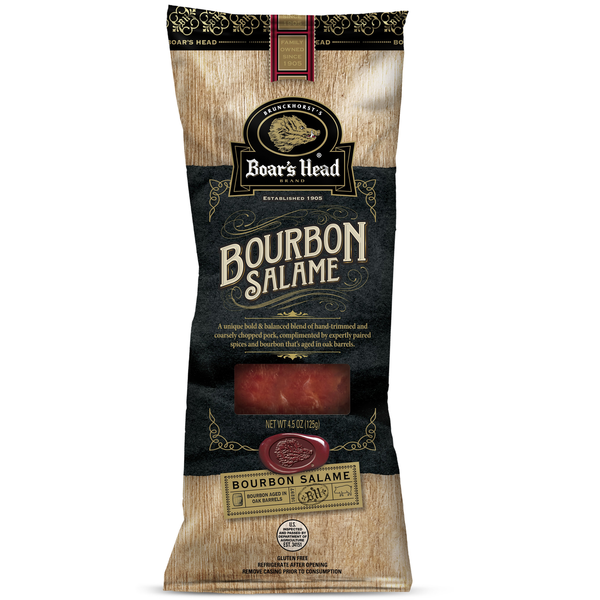 Boar's Head Bourbon Salame hero