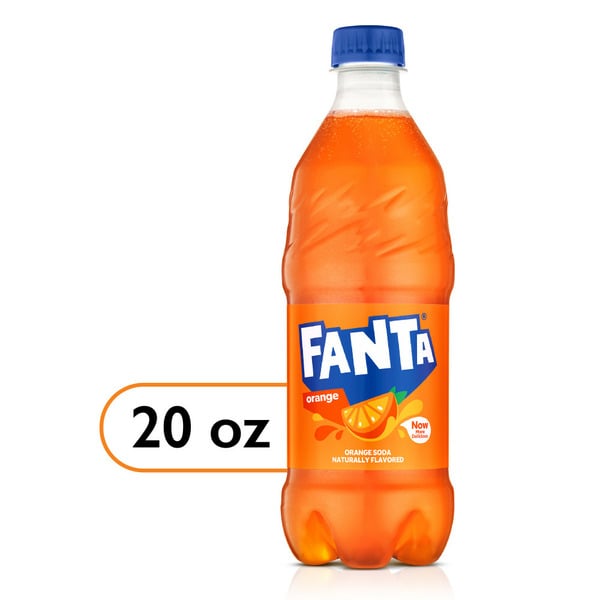 Soda Fanta Orange Soda Fruit Flavored Soft Drink hero