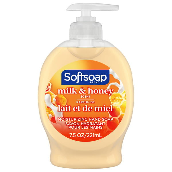 Hand Care Softsoap Liquid Hand Soap Pump, Milk & Honey hero