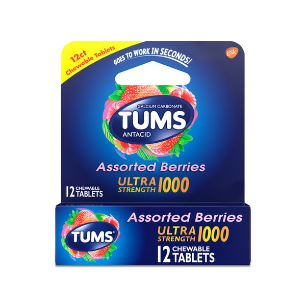 Digestion TUMS Chewable Antacid Tablets hero