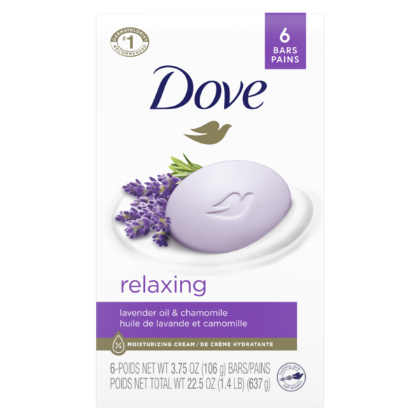 Body Lotions & Soap Dove Beauty Bar Relaxing Lavender hero