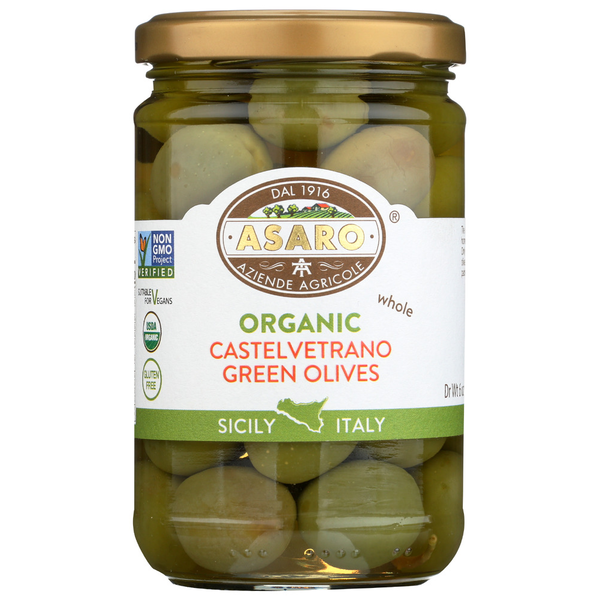 Pickled Goods & Olives Asaro Organic Olives hero