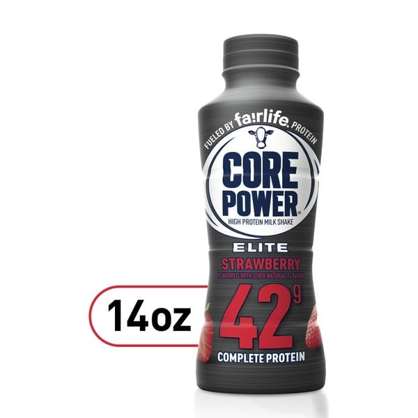 Refrigerated Core Power Protein Strawberry Elite 42G Bottle hero