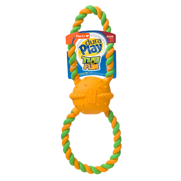 Dog Food & Care Hartz Dura Play Tug of Fun Double Ring Dog Toy hero