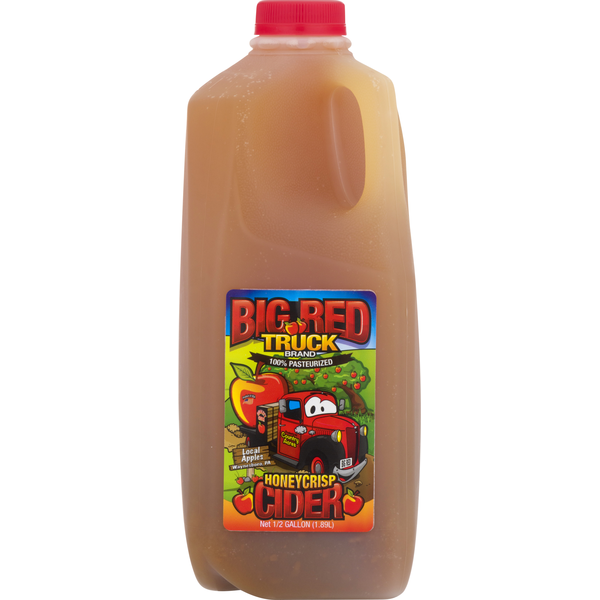 Refrigerated Big Red Truck Apple Cider, Honey Crisp hero