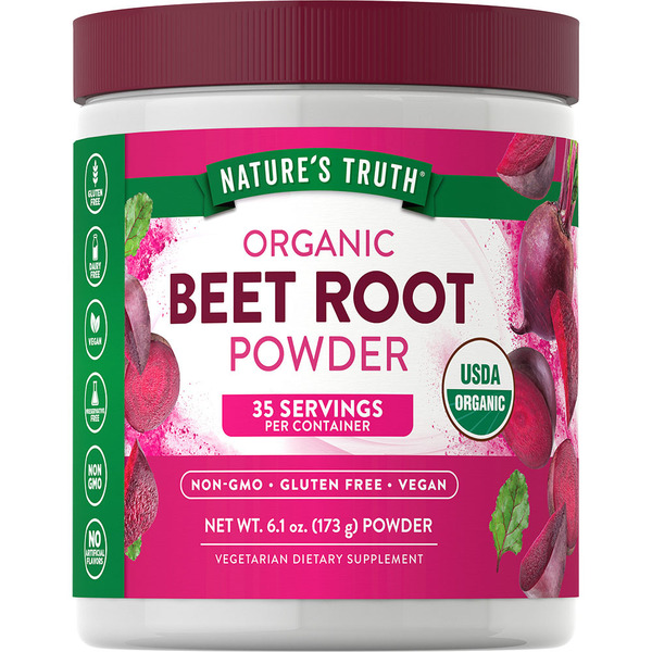 Supplements Nature's Truth Organic Beet Root Powder hero