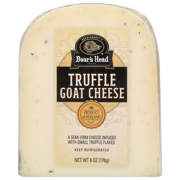 Specialty Cheeses Boar's Head Truffle Goat Cheese hero