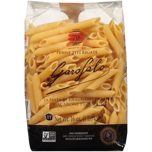 Dry Pasta Garofalo Penne Ziti Rigate, No. 70 hero