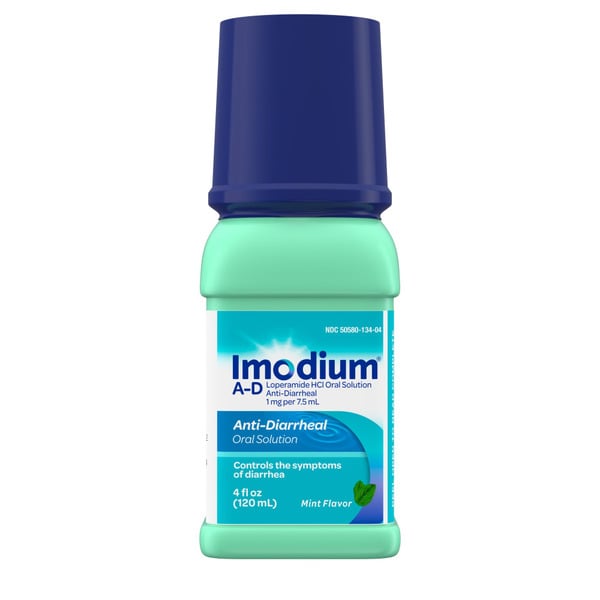 Digestion IMODIUM A-D Liquid Anti-Diarrheal Medicine, Mint Flavor hero