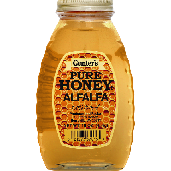 Sugar & Sweeteners Gunter's Honey, Pure, Alfalfa hero