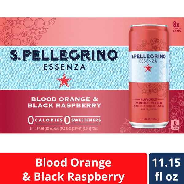 Juice & Nectars San Pellegrino S. Pellegrino Flavoured Water Can Blood Orange hero