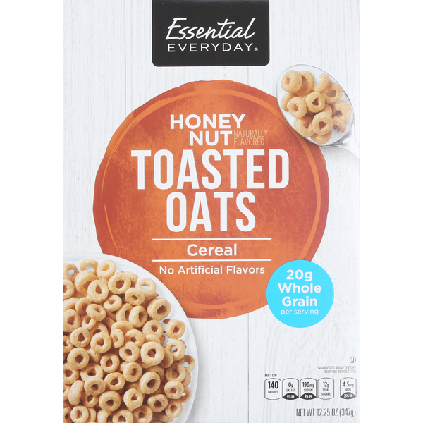 Cereal Essential Everyday Cereal, Toasted Oats, Honey Nut hero