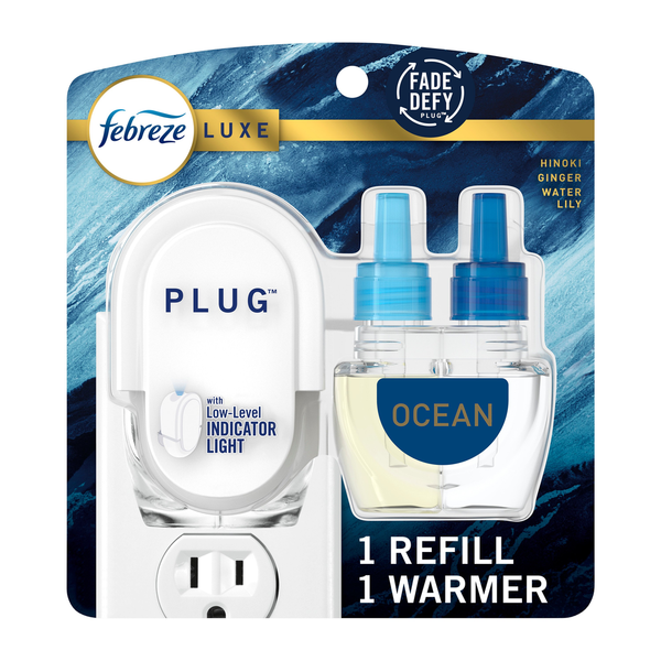 Air Fresheners & Candles Febreze PLUG Air Freshener Odor Fighter Ocean Scent hero