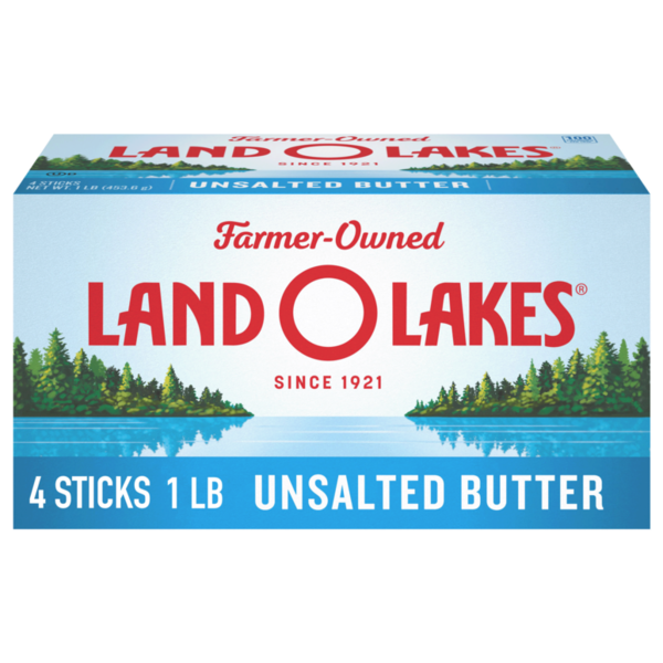 Butter Land O Lakes Unsalted Butter, Made with Sweet Cream hero