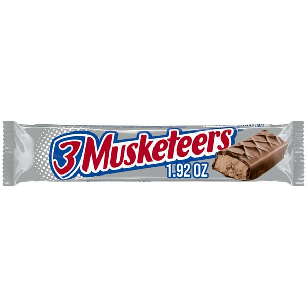 Candy & Chocolate 3 Musketeers Candy Milk Chocolate Bar Full Size hero