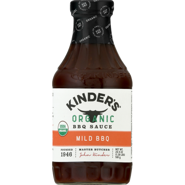 Marinades & Meat Preparation Kinder's BBQ Sauce, Organic, Mild BBQ hero