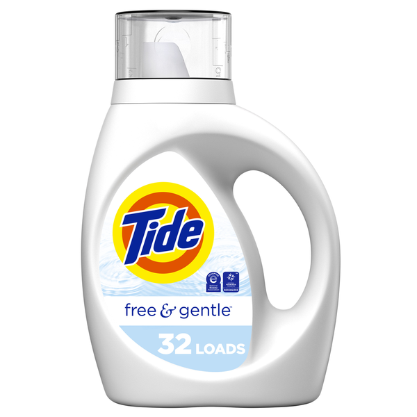 Laundry Tide Free & Gentle Liquid Laundry Detergent hero