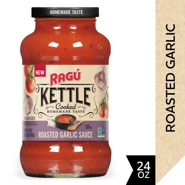 Ragu Kettle Cooked Roasted Garlic Pasta Sauce hero