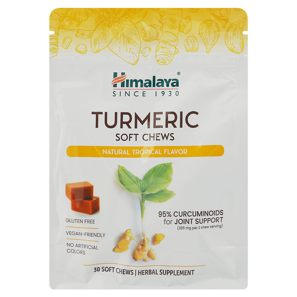 Vitamins & Supplements Himalaya Turmeric, Natural Tropical Flavor, Soft Chews hero