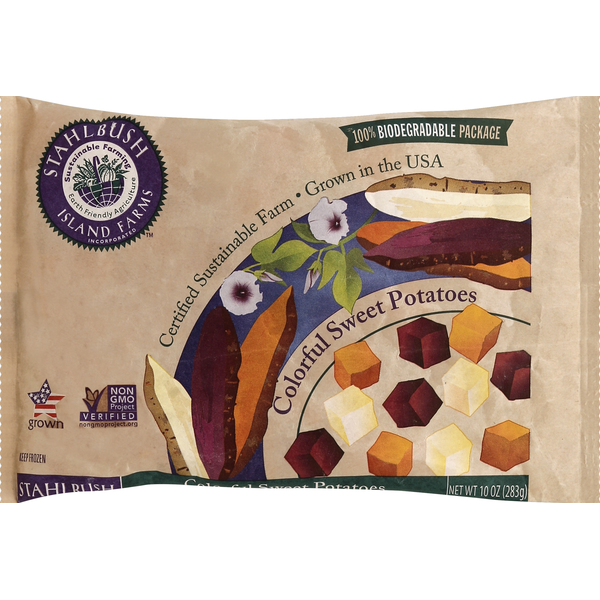 Frozen Foods Stahlbush Island Farms Sweet Potatoes, Colorful hero