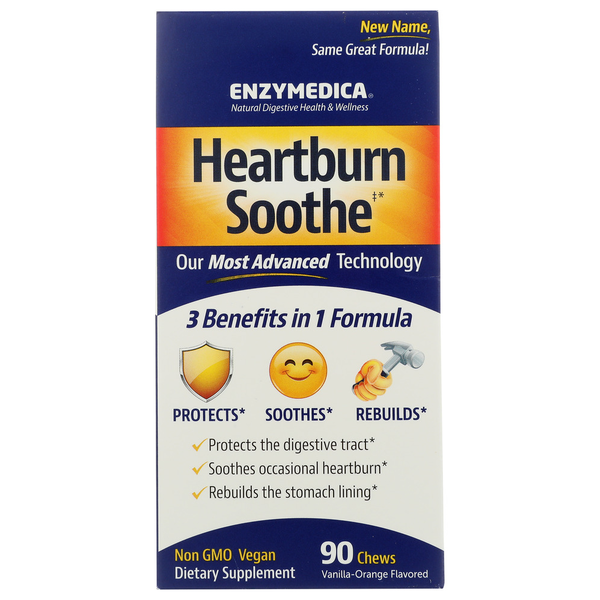 Digestion Enzymedica Heartburn Soothe hero