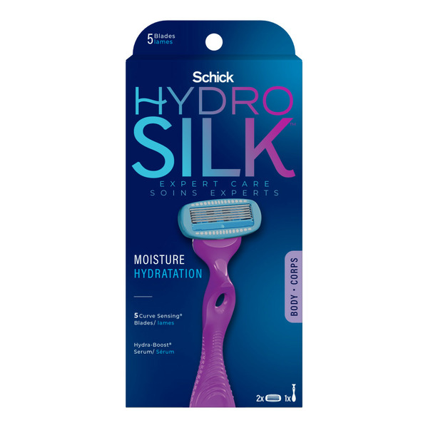 Shave Needs Schick Women's Razor - 1 Razor Handle Plus 2 Refill Razor Blades hero