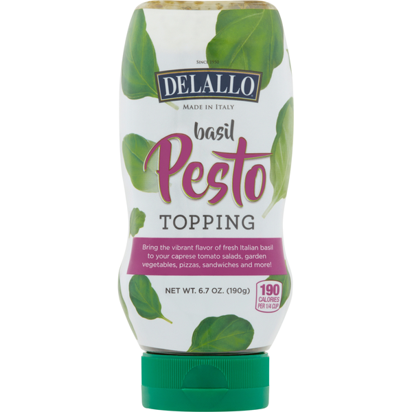 Prepared Meals DeLallo Topping, Basil Pesto hero