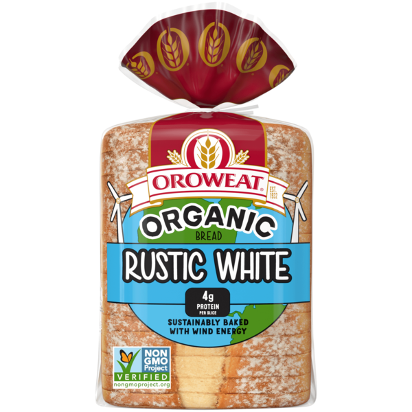 Bread Oroweat Organic Rustic White Bread hero