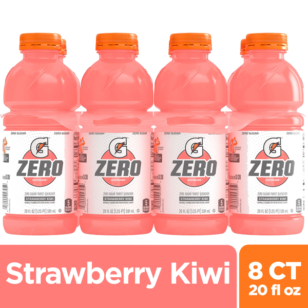 Energy & Sports Drinks Gatorade Thirst Quencher, Zero Sugar, Strawberry Kiwi hero