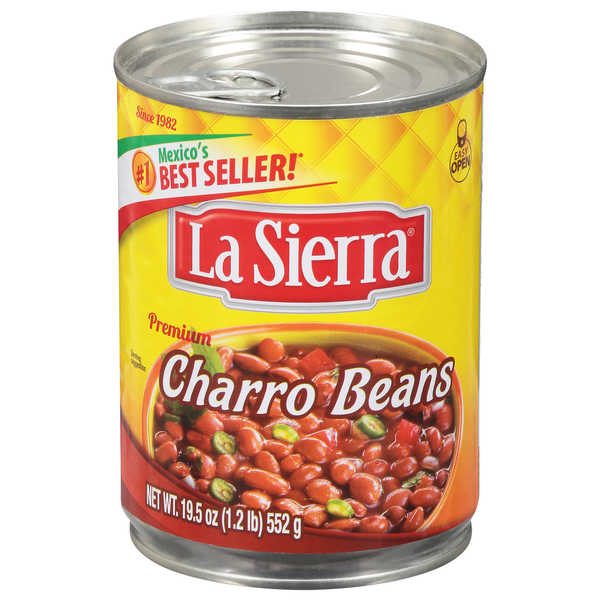 Canned Meals & Beans La Sierra Charro Beans, Premium hero