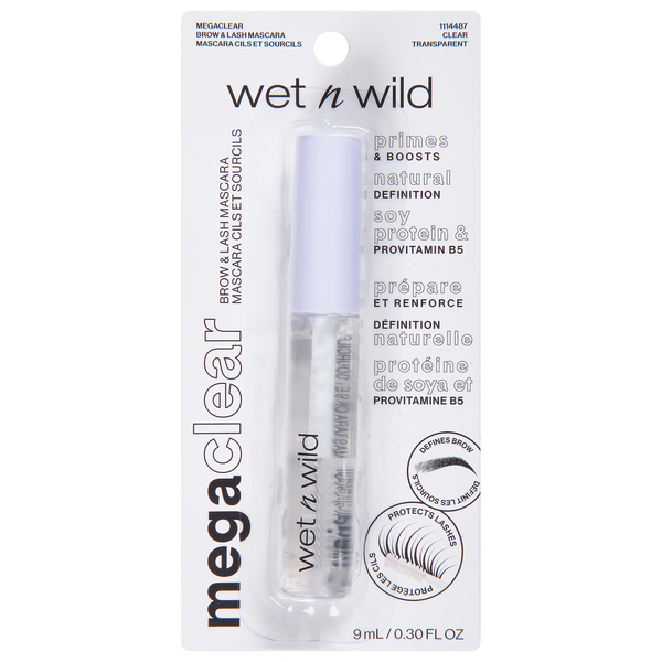 wet n wild Photo Focus Brow & Lash Mascara, Clear Transparent 114487 hero