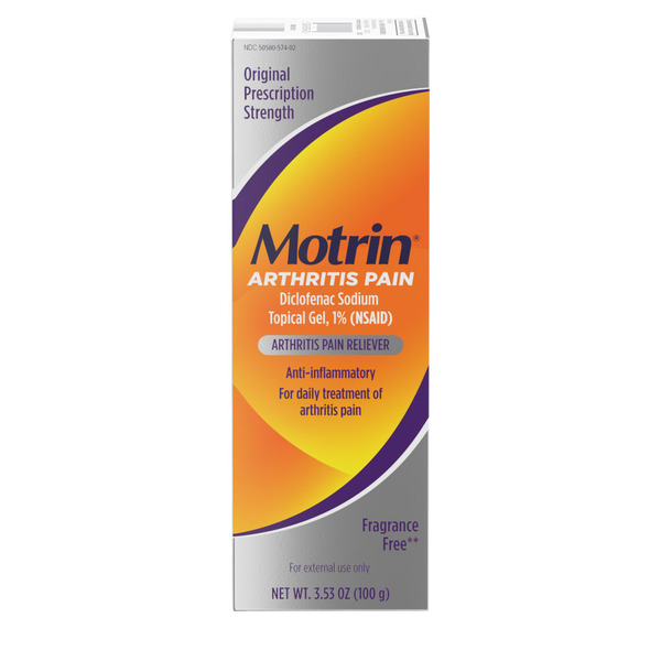 Muscles, Joints & Pain Relief MOTRIN Arthritis Pain Relief Diclofenac Sodium Topical Gel 1% hero