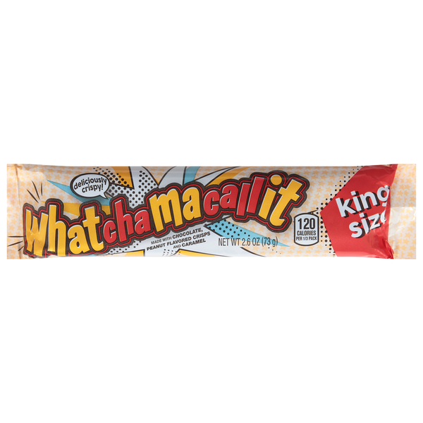 Candy & Chocolate WHATCHAMACALLIT Chocolate, Caramel and Peanut Flavored Crisps King Size Candy hero