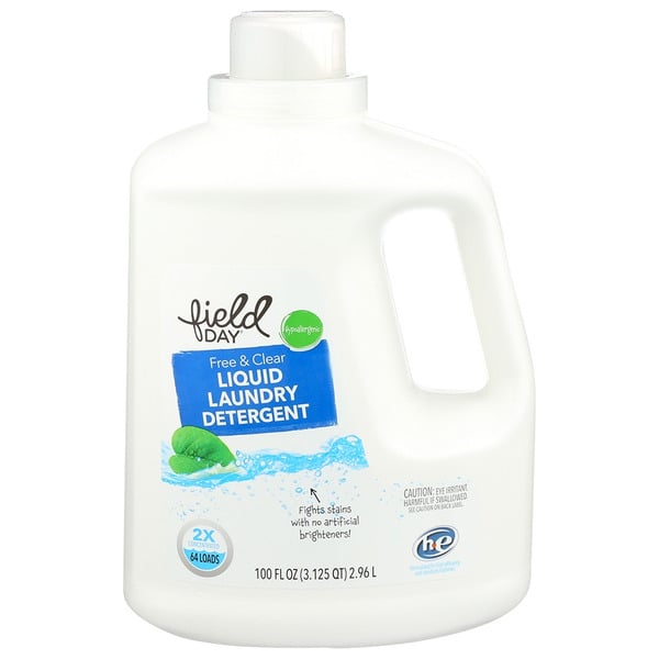 Laundry FIELD DAY Detergent, Liquid Laundry, Free & Clear hero