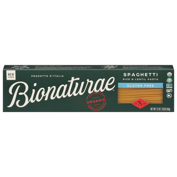 Dry Pasta Bionature Spaghetti, Gluten Free hero