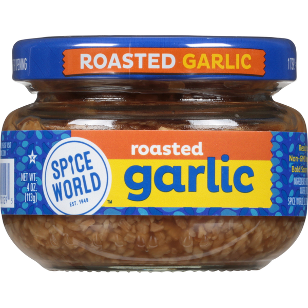 Canned & Jarred Vegetables Spice World Garlic, Minced, Roasted hero