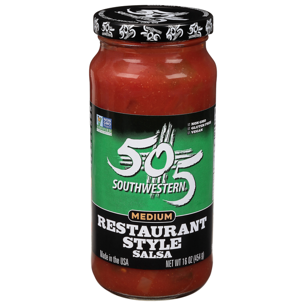 Preserved Dips & Spreads 505 Southwestern Salsa, Restaurant Style, Medium hero