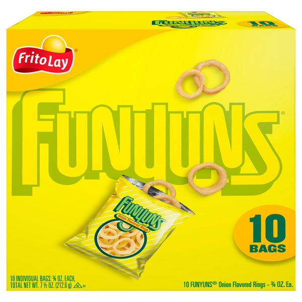 Chips & Pretzels Funyuns Onion Flavored Rings hero