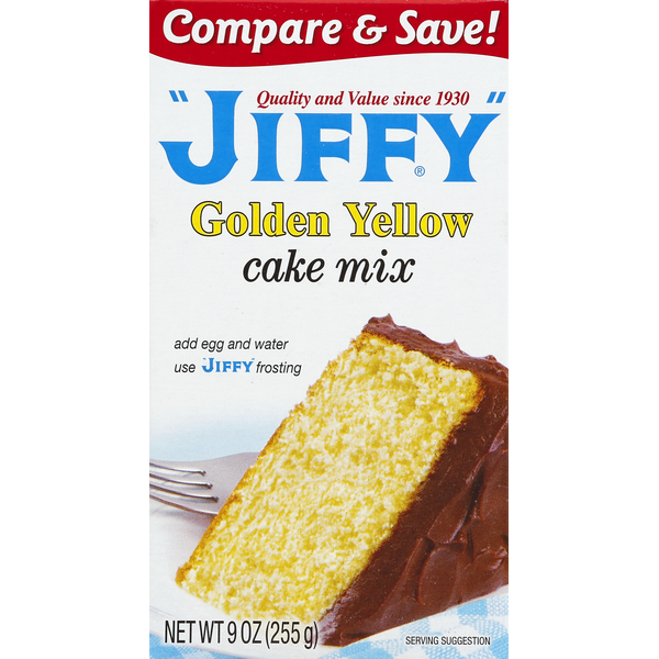 Doughs, Gelatins & Bake Mixes "JIFFY" Cake Mix, Golden Yellow hero