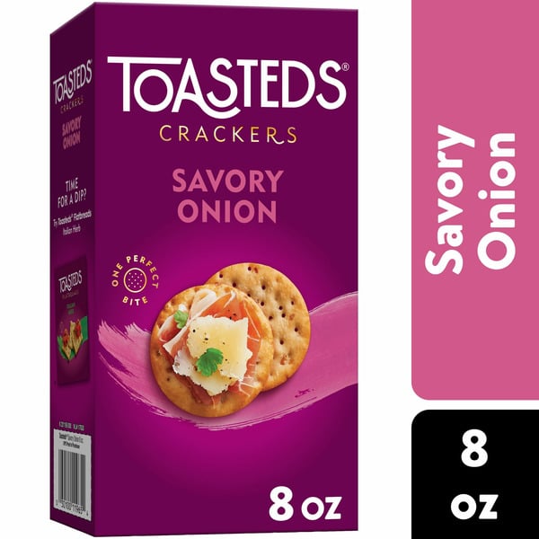 Crackers Toasteds Crackers, Party Snacks, Lunch Snacks, Savory Onion hero