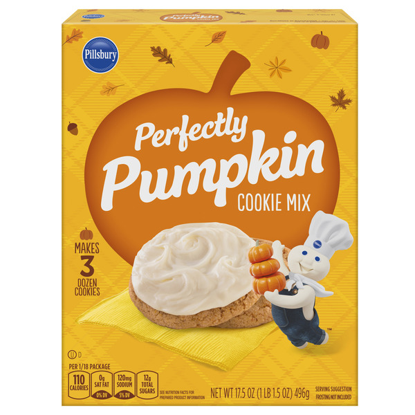 Doughs, Gelatins & Bake Mixes Pillsbury Perfely Pumpkin Cookie Mix hero