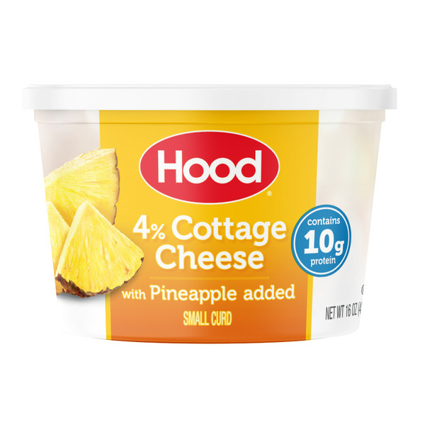 Other Creams & Cheeses Hood Small Curd Cottage Cheese with Pineapple Added hero