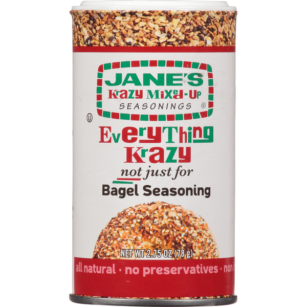 Spices & Seasonings Jane's Krazy Mixed-Up Seasonings Bagel Seasoning hero