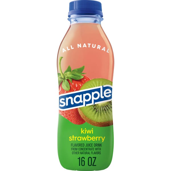 Juice & Nectars Snapple Juice Drink, Flavored, Kiwi Strawberry hero