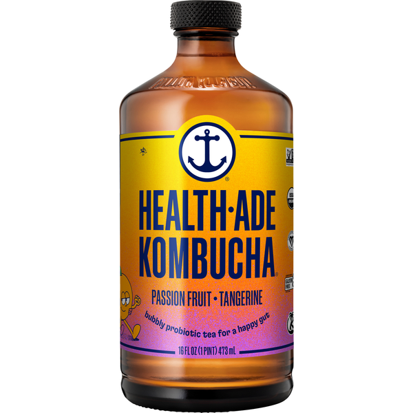 Energy & Sports Drinks Health-Ade Kombucha, Passion Fruit-Tangerine hero