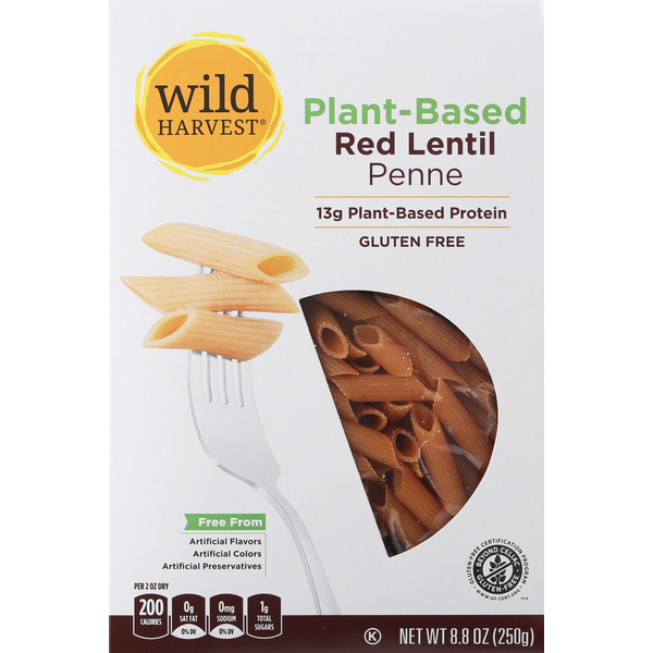 Dry Pasta Wild Harvest Penne, Red Lentil, Plant-Based hero