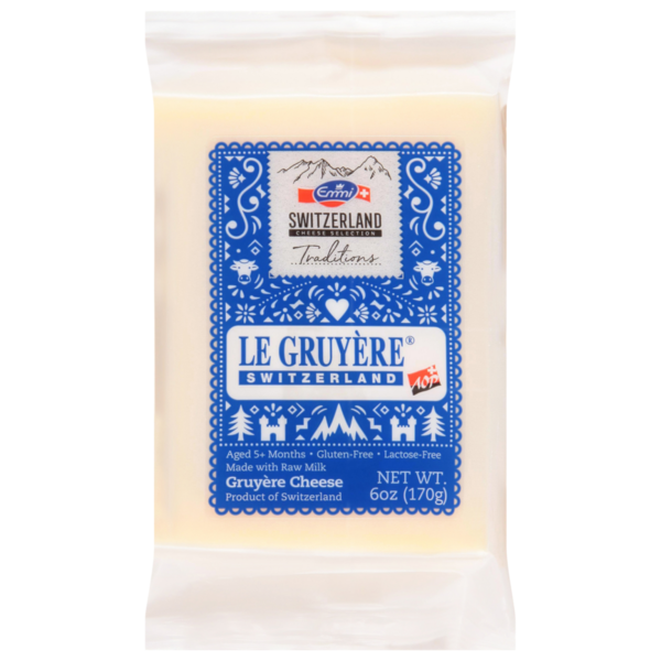 Specialty Cheeses Emmi Le Gruyère Cheese hero