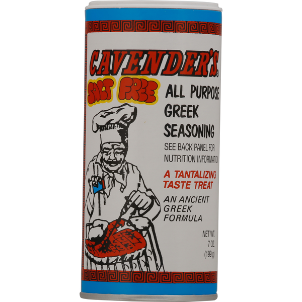 Spices & Seasonings Cavender's Greek Seasoning, All Purpose, Salt Free hero